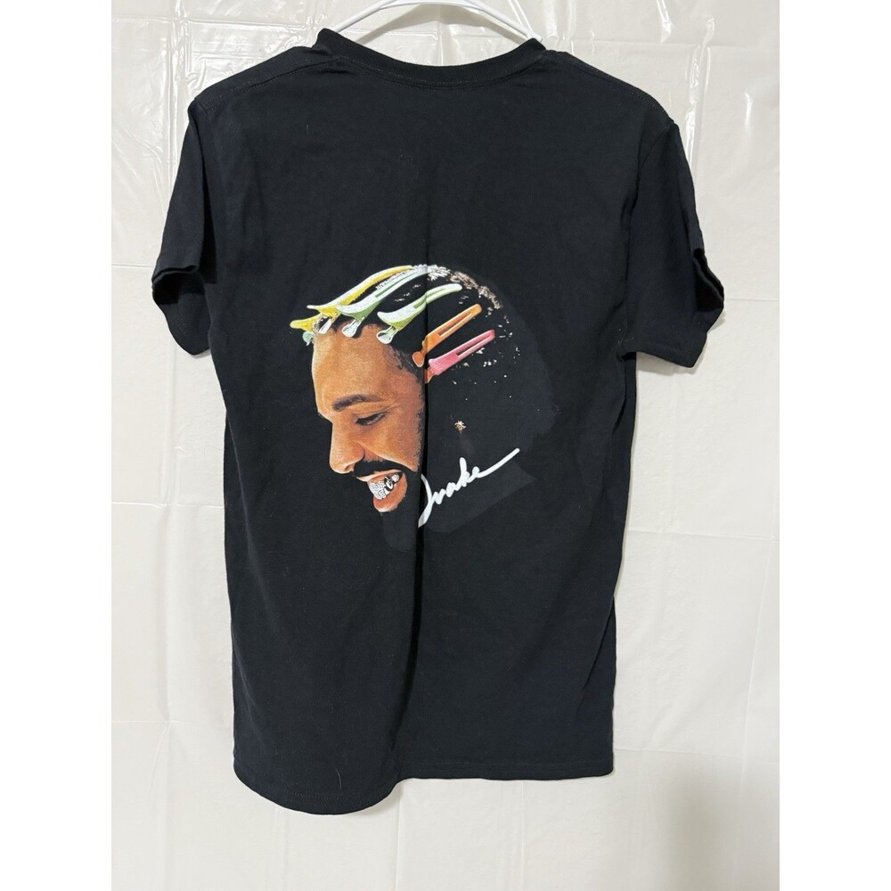 Drake Graphic T Shirt Black Gildan Heavy Cotton Small Unisex Rap Hip Hop Tee